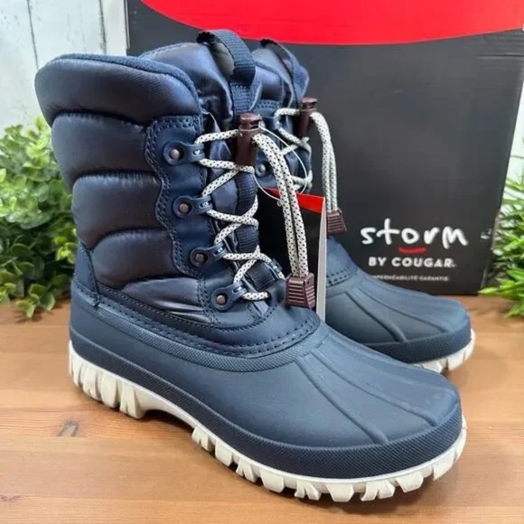 Storm by Cougar Cardiff Winter Bungee Waterproof Insulated Winter Boots Size 9 - Picture 3 of 6